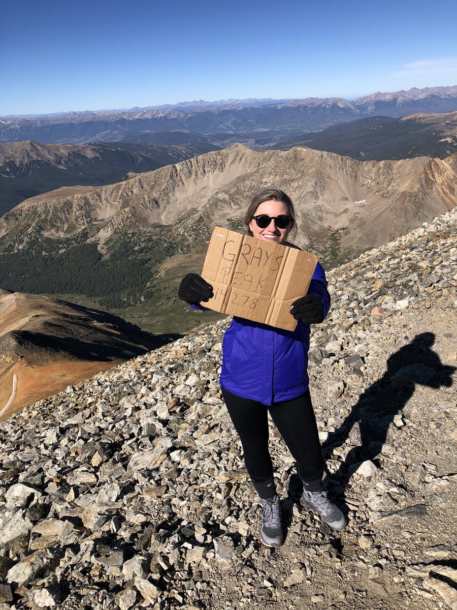 Two peaks. One day.

It feels amazing being on top of the world. 🏔
#14er #Colorado14ers #Grays #Torreys