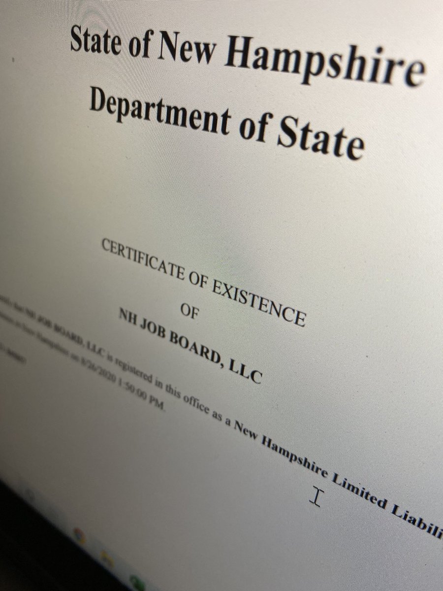 It’s official! We exist. Stay tuned for more updates. 
.

.

.
#newhampshire #nh #livefreeordie #backtowork #unemployment #nhjobs #nowhiring #manchesternh #concordnh #nashuanh #portsmouthnh #keenenh #dartmouth #sunapee #monadnock #merrimack #lakesregion #seacoast #whitemountains