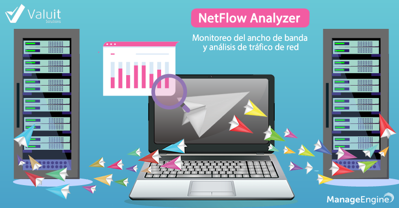 valuitsolutions's tweet photo. #NetFlowAnalyzer monitorea el ancho de banda y analiza el tráfico para gestionar de mejor forma los recursos de tu red. No importa que tan lejos se encuentren las redes, puedes hacerlo desde una consola central ¡Adquiere este producto YA!👉https://t.co/sg3tTgfnMm @ManageEngineLA https://t.co/lkKkqhZBn2