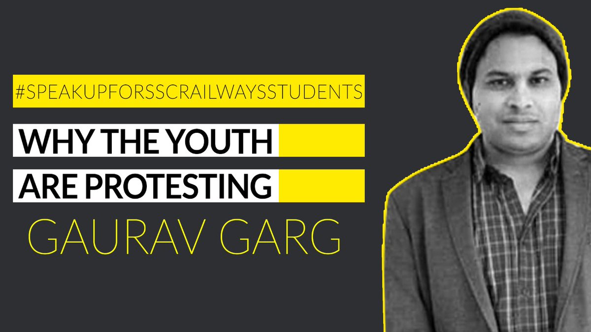 Why the youth of the country are asking us to #SpeakUpforSSCRailwaysStudents ft Gaurav Garg, StudyIQ| Edexlive