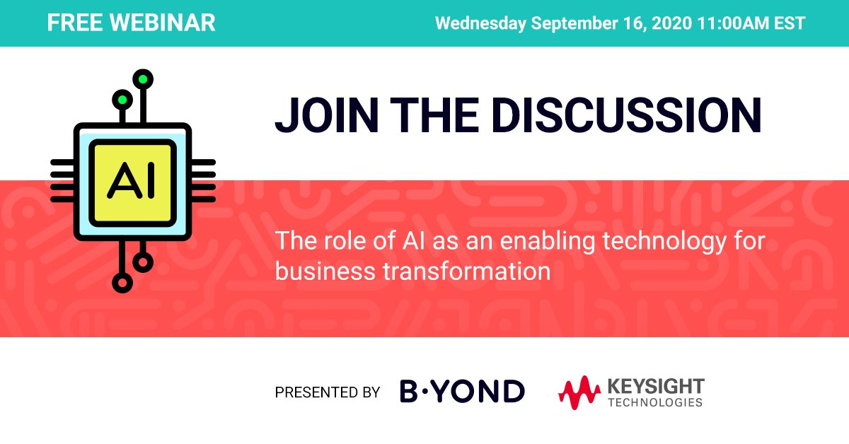 Go_Byond's tweet photo. Join us and Jeff Underwood from @Keysight on Wednesday, September 16th at 11 AM EST for a live webinar discussing how end-to-end network life cycle automation will result in a stronger, more resilient network. https://t.co/drBnDdl4Zs