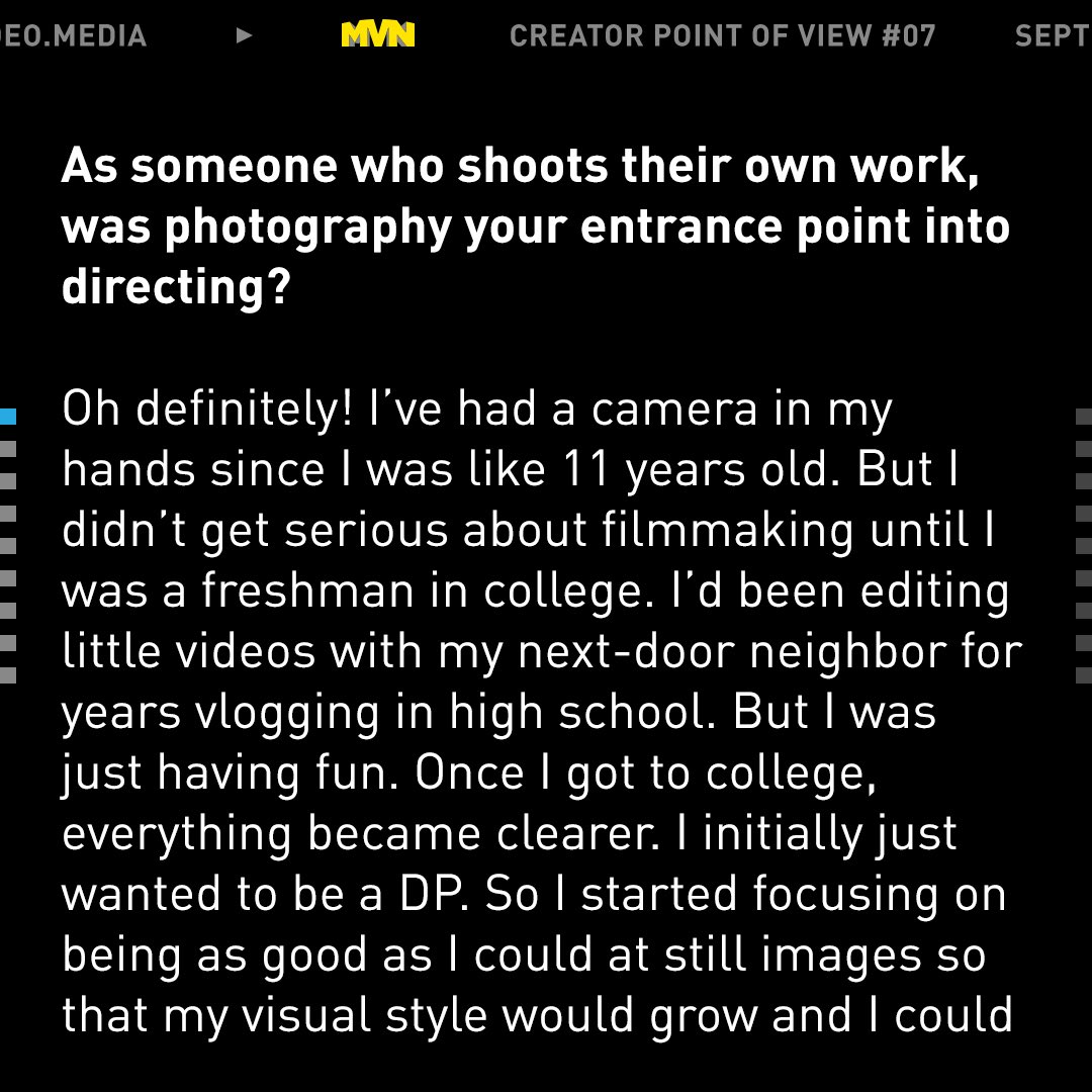 musicvideonight's tweet photo. Rising talent #RyanDeforeest speaks about his photography roots, making magic on a $0 budget with #MaiyaBlaney and the motivation behind the stories he plans to tell.🔥📹
Cover photo by Eric Magaña.
#MVMPOV #MusicVideoMedia
https://t.co/gIICxbylnQ https://t.co/knvppypTy4