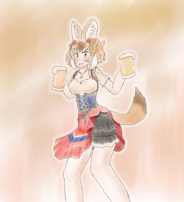 ディアンドールちゃん描きました 