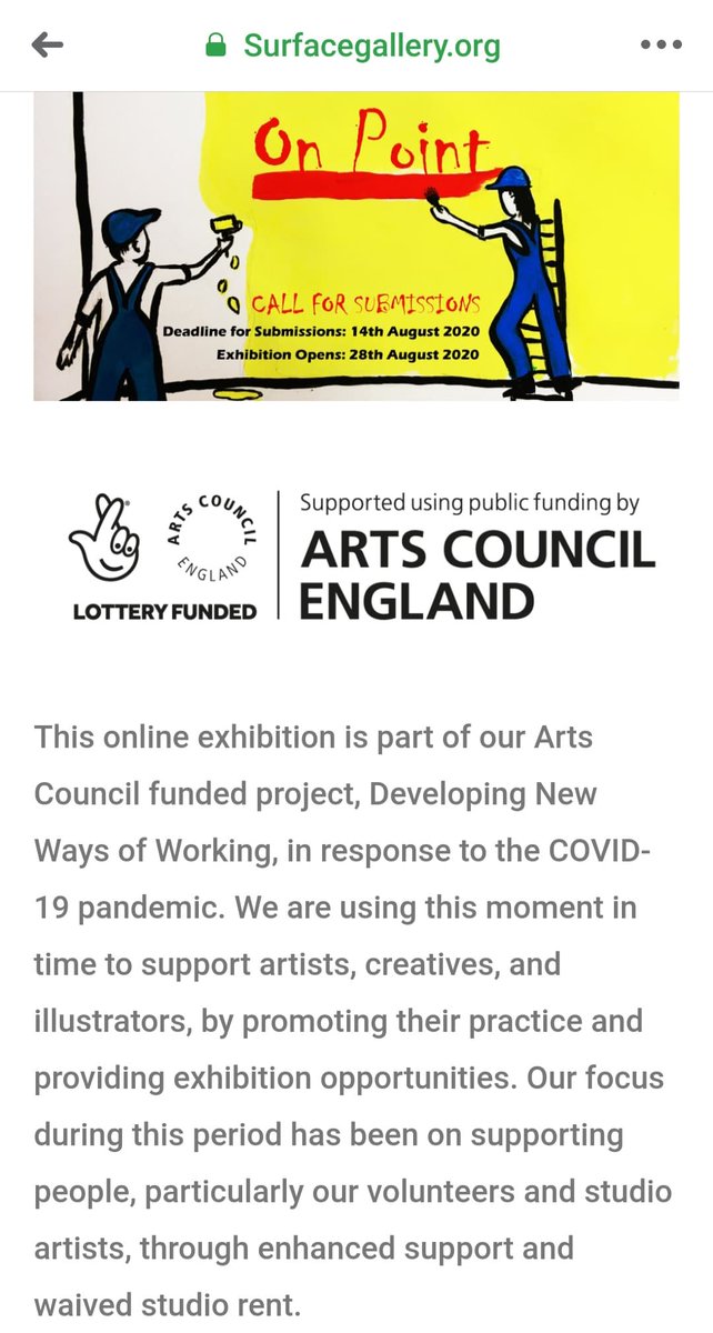 MistyAStokes's tweet photo. Massive thanks to @surfacegallery in Nottingham for including my artwork in their "On Point" illustration exhibition supported by @ace_national 

https://t.co/epmwGzUy3i https://t.co/bDlGpKmcEY