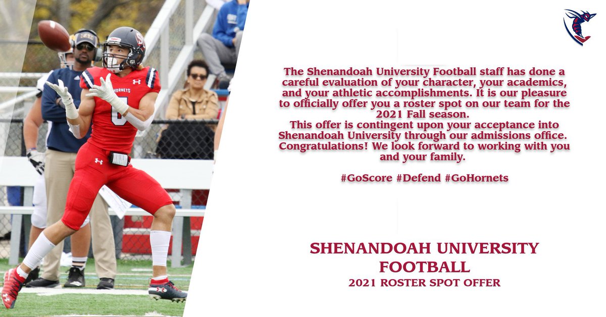 Thank you @CoachMitch4 and <a href="/SUhornetsFB/">Shenandoah Football</a> for the visit and the official roster spot offer today. #GOHornets!!!  @recruit757 @Yoder847 @ClassicEAS <a href="/BigFaceSports/">BigFaceSports</a>