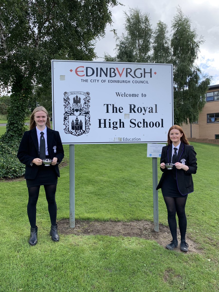 RHS_Debating's tweet photo. It was great to see our two Donald Dewar finalist receive their prizes for competing in the final. We are very proud of both girls for reaching the final! Well done Laura and Emma. @Royal_High_Sch @Lawscot https://t.co/6A50toSyuB