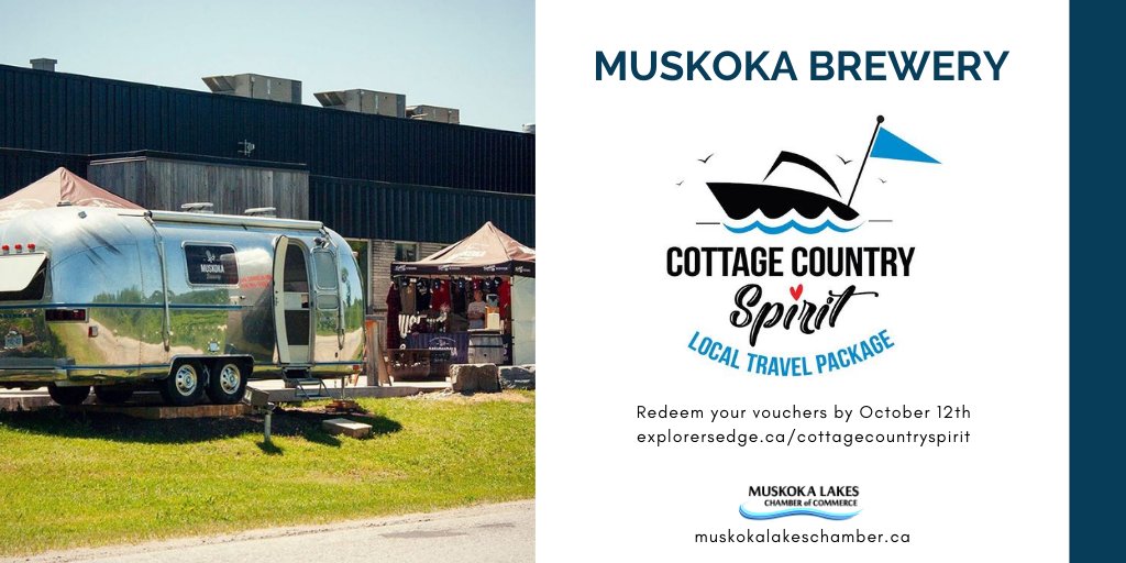 Have you visited our Chamber member <a href="/MuskokaBrewery/">MuskokaBrewery</a>  Beer Garden and Taproom Express this summer? Use your #cottagecountryspirit vouchers to enjoy their products this long weekend. For a full list of Chamber members participating:
muskokalakeschamber.ca/2020/07/22/top…