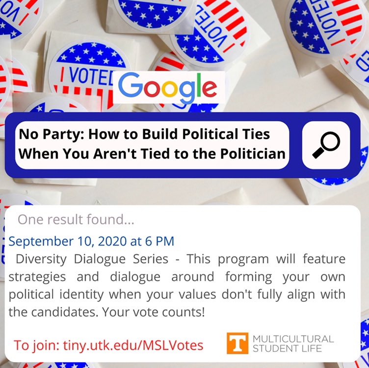 UtkDe's tweet photo. Join us next Thursday, Sept. 10th @ 6pm for our first Diversity Dialogue Series event of the year! Use the link to join: https://t.co/g3TS9habL1 https://t.co/QfGSr3dovN