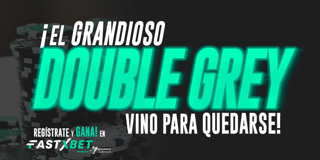FastXBet's tweet image. No te lo pierdas, registrate en fastxbet.com 😍😍 #Doublegrey #apuestasdeportivas #apuestas #Dinero #pokeronline