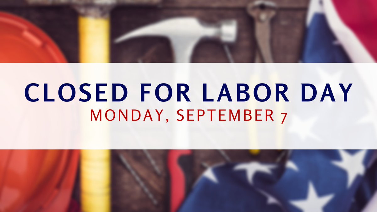 CityofBullard's tweet photo. REMINDER: City Hall will be closed on Monday, September 7th in observance of Labor Day. https://t.co/tfezYtGsl8