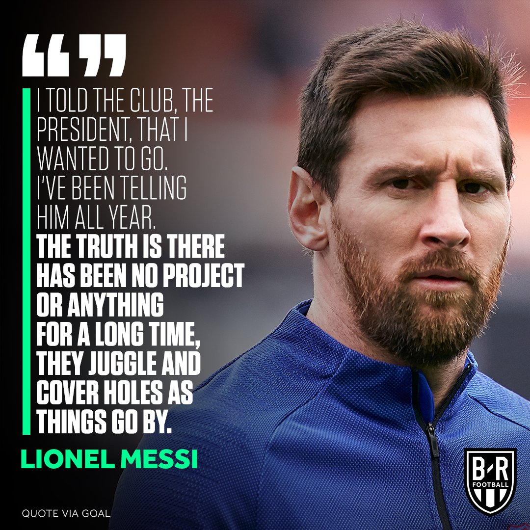 brfootball's tweet photo. Lionel Messi speaks out. 💥 https://t.co/j1pkqC77s3