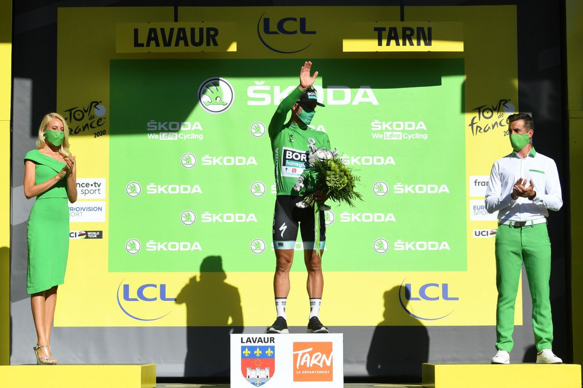🇫🇷 - <a href="/LeTour/">Tour de France™</a> - Étape 7

RDV sur Instagram pour tenter de gagner le #MaillotVertSKODA  <a href="/WeLoveCyclingFR/">Škoda We Love Cycling France</a> dédicacé par 
<a href="/petosagan/">Peter Sagan</a> ! 💚

👉 bit.ly/MaillotVertSKO…

#SKODAWeLoveCycling - © A.S.O. / A. Broadway