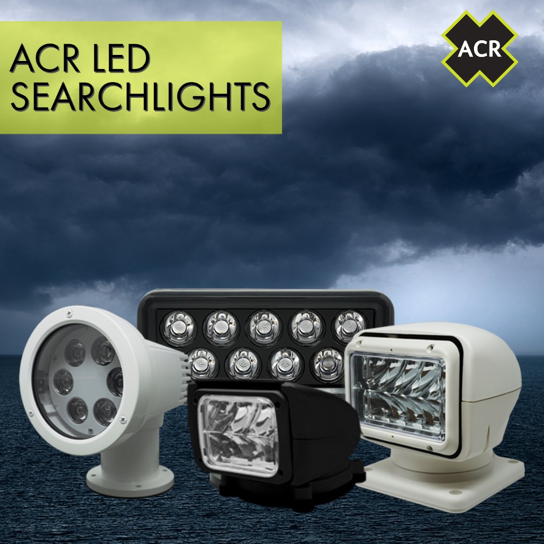 atlanticrt's tweet photo. With @ACRARTEX LED Searchlights you can pierce through night &amp; low lighting conditions. Perfect for small or medium size powerboats or light commercial vessels with up to 400,000 candelas giving you visibility up to three quarters of a mile. https://t.co/d8ISiynPsc #safetyatsea https://t.co/QJOzlQqmXO