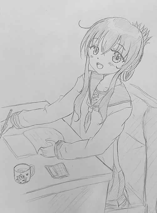 秘書艦の電ちゃんと共同作業する生活(。-ω-)

#毎日艦娘 