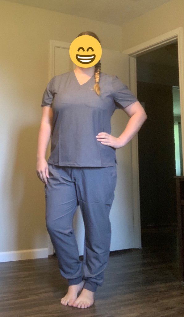 Products:Catarina One-Pocket Scrub Top— Graphite (2XL)Zamora Jogger Pants—Graphite (2XL)