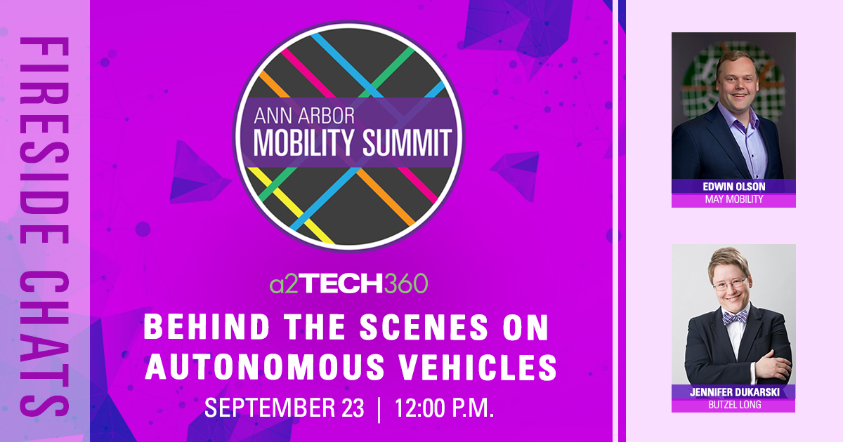 PAMTAYL0R's tweet photo. The deployment of autonomous vehicles is complex – just ask @edwinolson and his team at @May_Mobility. Join us at the #AnnArbor #MobilitySummit on Sept 23 for a conversation about behind the scenes of AV led by tech attorney @JDukarski. Register today: https://t.co/dDWZY72Uwb https://t.co/P3D4BT4s71