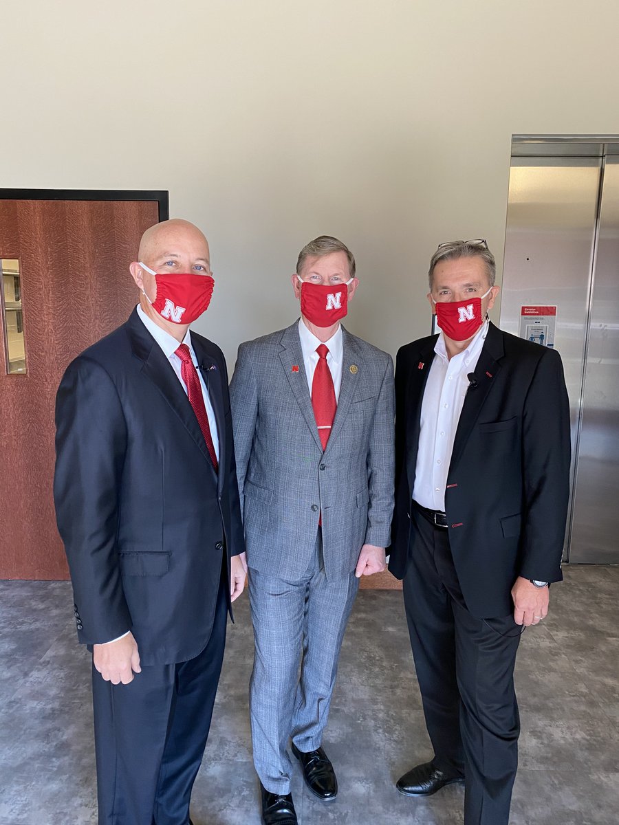 UofNE_President's tweet photo. Honored to be on the @UNLincoln campus today w/ Chancellor @RonnieDGreen, @TheMikeBoehm, @GovRicketts &amp; @JeffFortenberry to help welcome @SecretarySonny to Nebraska. There's no better place for a discussion on the future of agriculture &amp; the critical role of universities like UNL https://t.co/5X9ymgzZhS