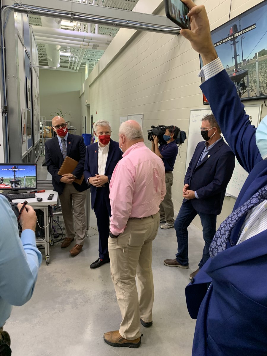 UofNE_President's tweet photo. Honored to be on the @UNLincoln campus today w/ Chancellor @RonnieDGreen, @TheMikeBoehm, @GovRicketts &amp; @JeffFortenberry to help welcome @SecretarySonny to Nebraska. There's no better place for a discussion on the future of agriculture &amp; the critical role of universities like UNL https://t.co/5X9ymgzZhS