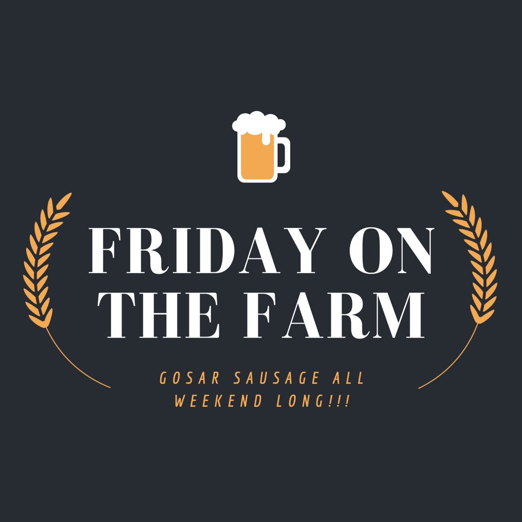 CoFarmBeer's tweet photo. Snow in the forecast... harvest is in the books... summer is drawing to a close! Catch these summer days while you can! 

Gosar sausage on site all weekend! 

#farmbeer #summerfun #summerbeer https://t.co/5m5yJjEWXg
