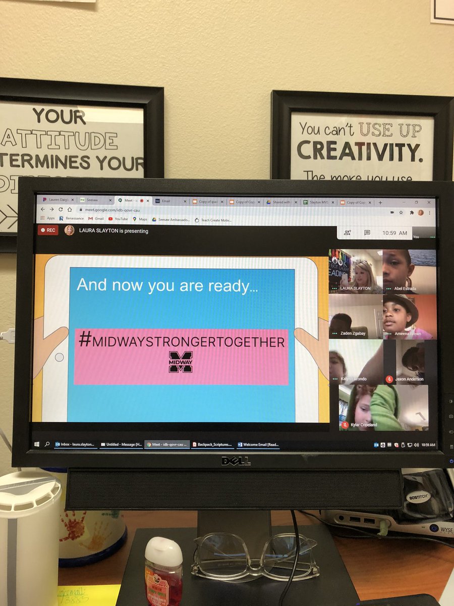 SlaytonLaura's tweet photo. 1st Day of my 3rd Grade Virtual Class...I forgot to post!! https://t.co/mWd1eGYVSz