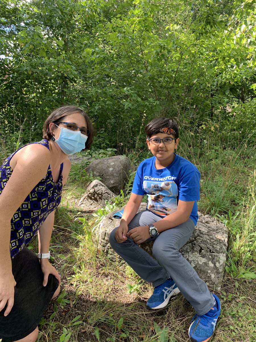 Handleyklw's tweet photo. What a wonderful first two days of school @Centennial_LDSB complete with butterflies emerging both days in Ms. Byers’ class. #newbeginnings #centennialcomets https://t.co/X2axHJxJXr