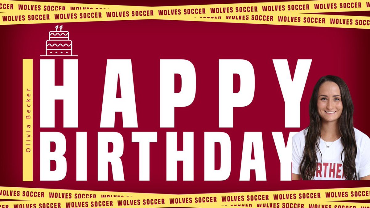 nsuwolves_sc's tweet photo. Join us in wishing junior, Olivia Becker, a happy 21st birthday! 🎂
#GoWolves https://t.co/n91bgAO41Z