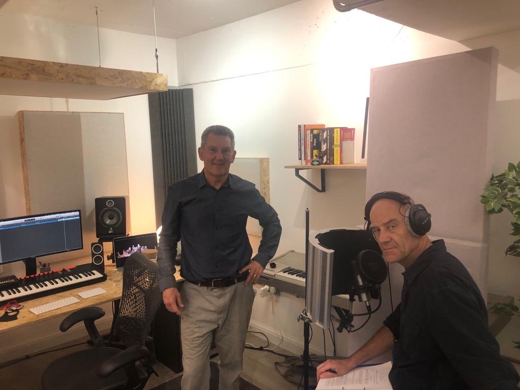 TheScriptDept's tweet photo. Delighted to be working with BAFTA winning screenwriter Stuart Urban and actor Pip Torrens (The Crown, Preacher, Poldark) for our new scripted drama podcast. Watch this space for more details.

#Screenwriting #studiolife #podcast #podcastcommunity #studiorecording #audiodrama https://t.co/UCRQuusQyi