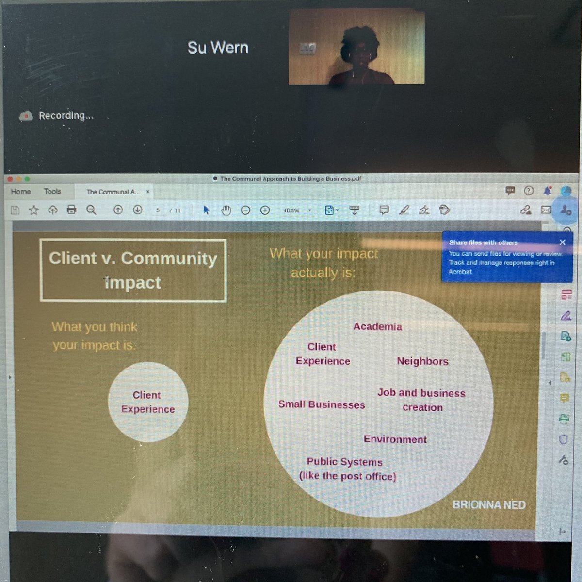 khorsuwern's tweet photo. Intro-d Brionna Ned’s session at the @futureoffemtech!! ☺️come tune in! #Femtech #FutureofFemtech https://t.co/4nDJtaBChV