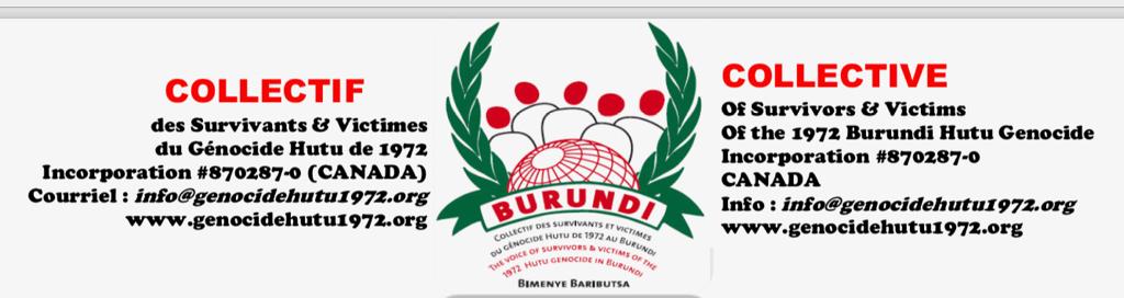 LeonardNdolima4's tweet photo. Le Collectif Internationale des Survivants et Victimes du Genocide Hutus de 1972 au Burundi est entrain de collecter 500.000 signatures de la population, pour demander la Reconnaissance officielle de ce Genocide au Parlement Burundais. https://t.co/7Vip3nZNV1