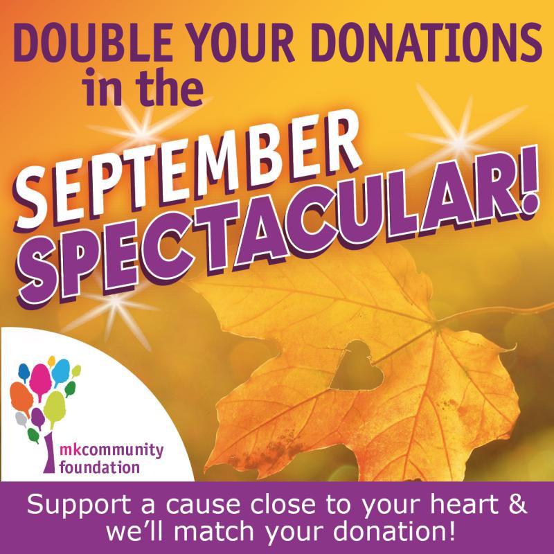 MKHP_'s tweet photo. Tomorrow is #InternationalCharityDay & you can celebrate by supporting us. You can have any donations matched through the #SeptemberSpectacular with @MKComFoundation! For every ยฃ10 donated we will receive ยฃ20 to help vulnerable people in MK!
https://t.co/ODYGyXT0dR https://t.co/QOimoEV30X