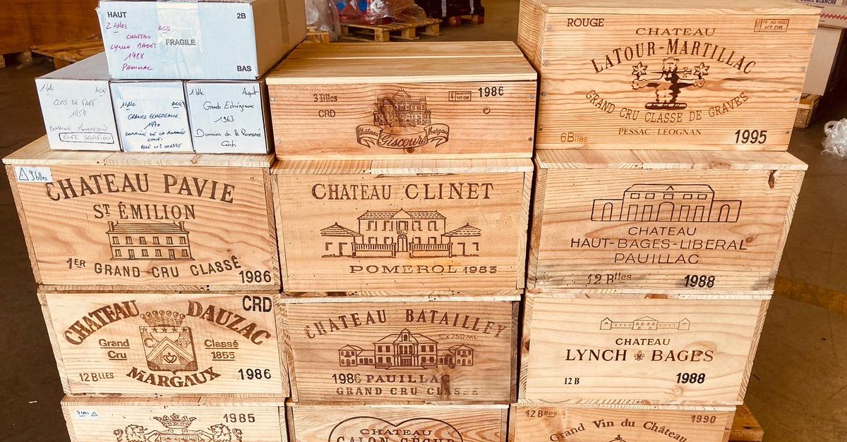 MichelFMartell's tweet photo. #latour1953 #moutonrothschild1957 #moutonrothschild1974 #missionhautbrion1957 #angelus #pavie #clinet #giscours #calonsegur
#eliteselection33 #excellence https://t.co/NHl8rmT4TN