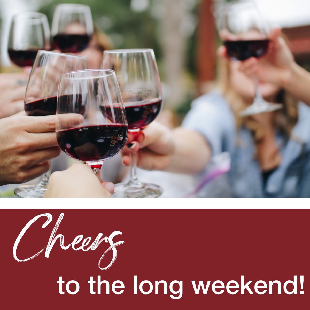 Come have a glass with us this weekend!