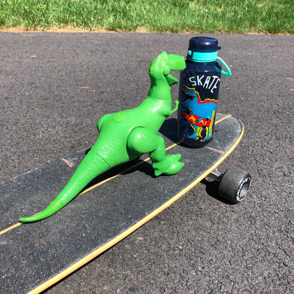 Shredding the RAWR 🦖 These kids bottles are great for Back to School! Available at your local @walmart - get them now before they skate away!

#coolgear #hydratehappy #absorbbottle #walmart