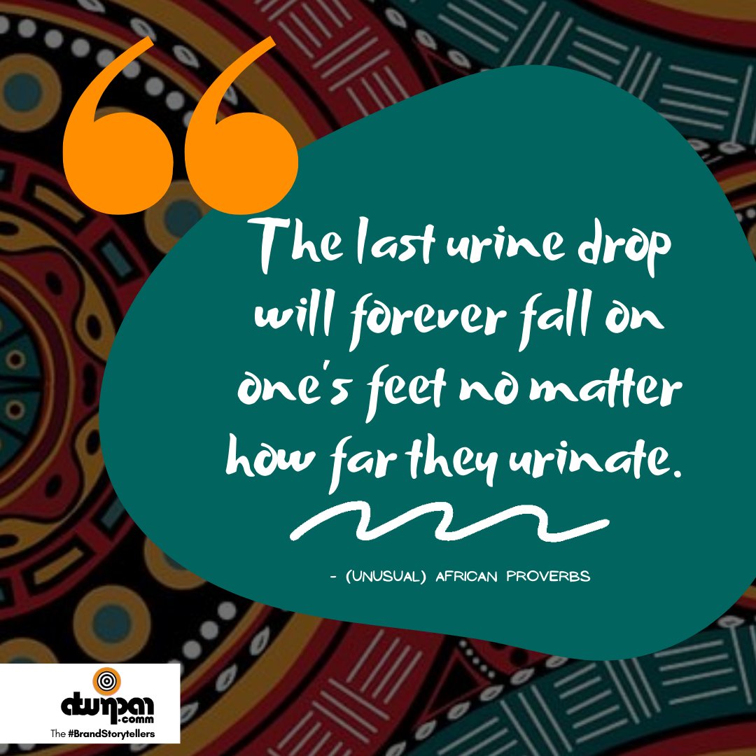 Atumpan_Comm's tweet photo. It’s Rush Hour FriYay!

Let’s begin the weekend with an #UnusualAfricanProverb

 Of unknown origin, this seems to suggest that people should always be humble no matter the success they have achieved in their lives.

#BrandStorytellers https://t.co/zGymmJSecc