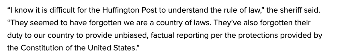 Instead, the sheriff lashed out at HuffPost for writing this story at all.  https://www.huffpost.com/entry/jeremy-logan-spokane-arrest-sheriff-antifa_n_5f5250c7c5b6578026cd12f5?clm