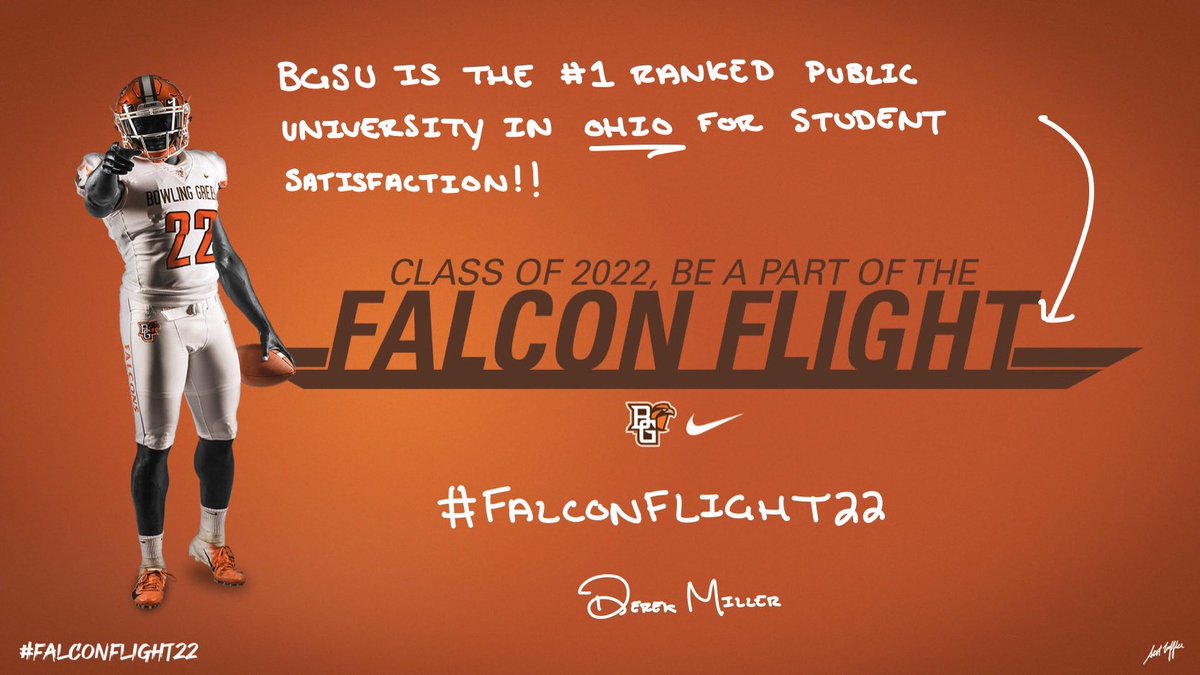 BarbourMalon's tweet photo. Thankful for the love BG #FalconFlight22 @DerekMillerBGSU @BG_Football. https://t.co/azmstN25sk