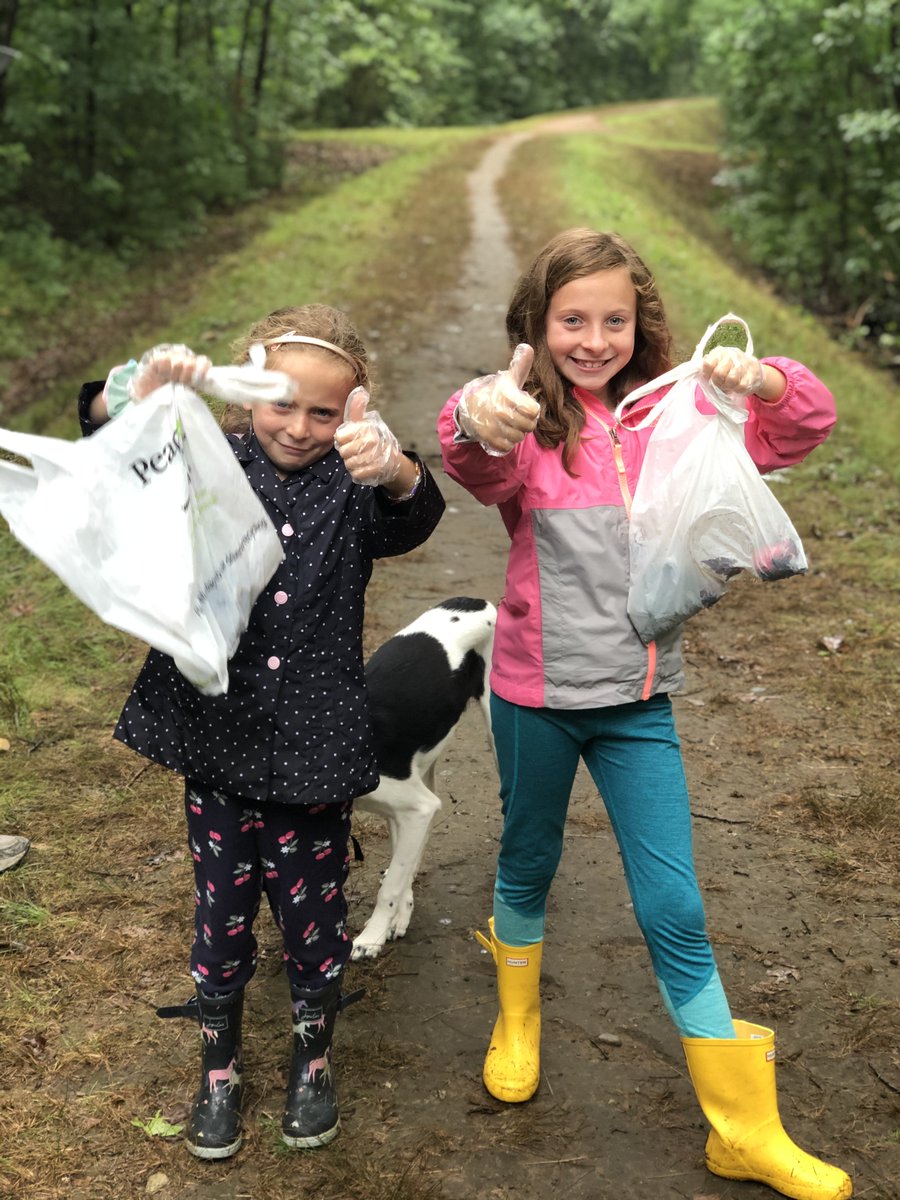 jenncase's tweet photo. We save the earth, even in the rain! #thinkbluenatick https://t.co/9VzZAYeF9J