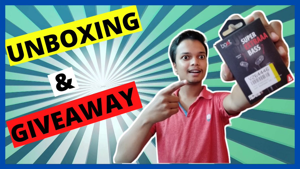 techyazeem's tweet photo. Boat Basshead Earphone Unboxing And Giveaway 🔥🔥🔥 || IN HINDI ||

https://t.co/IDkorEyMVt

Do Subscribe our YouTube channel
Like the video 
Also share the video with your friends
keep Supporting🙂🙂
#techyazeem #unboxing #GiveAway https://t.co/bMZyzKquiR