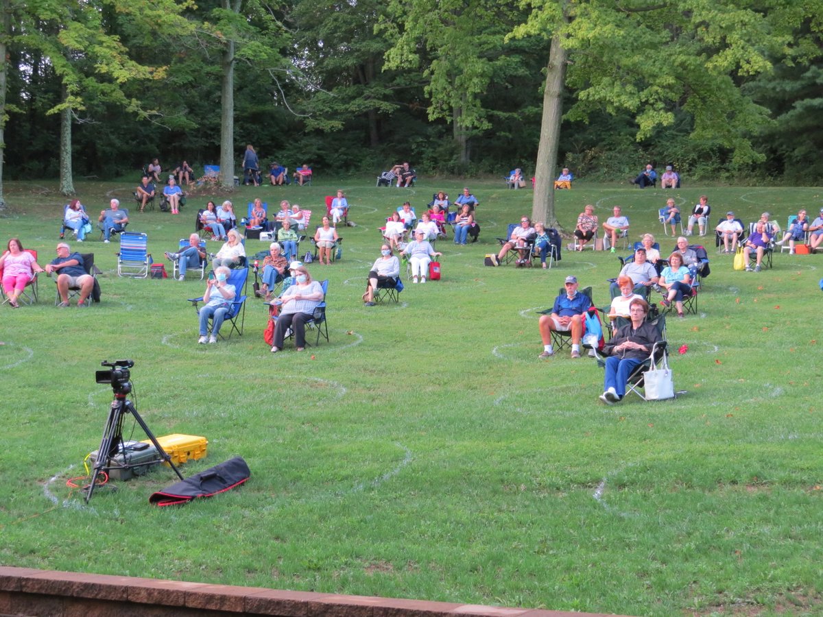 washsymphony's tweet image. A fun and safe evening with the WSO Brass Quintet. Thanks to everyone for their support - especially @Visit_Wash_PA and @PetersTownship! 🙌🏼 #WashPA