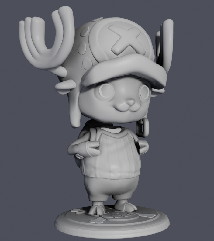 ChristianGDye's tweet photo. Made a model of Chopper from One Piece for 3D printing. He's a bobblehead!
#onepiece #3d #art https://t.co/K7HzoJG3Ww
