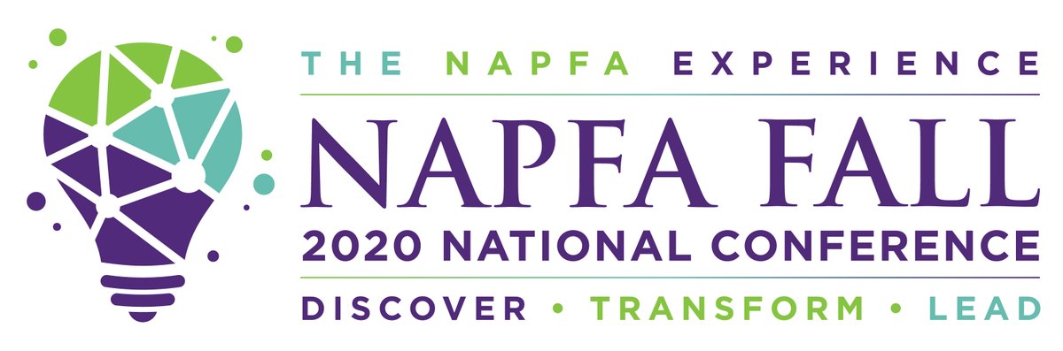 Check out these #scholarships to help cover cost of attending NAPFA's Fall Virtual Conference, Oct. 21-23! Apply by 9/14: ow.ly/bZij30r613Y #NAPFA20