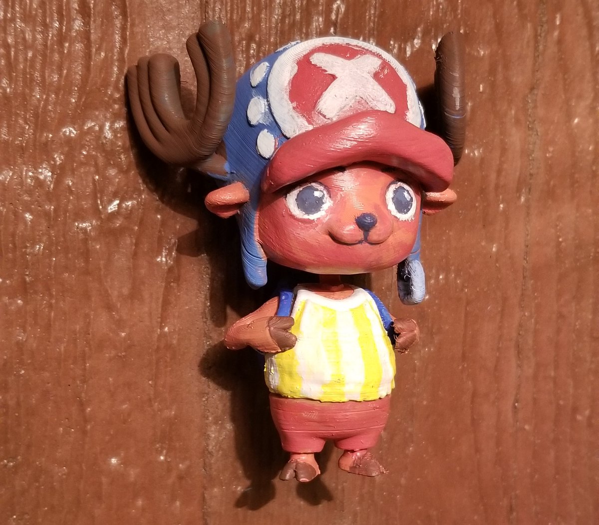 ChristianGDye's tweet photo. Made a model of Chopper from One Piece for 3D printing. He's a bobblehead!
#onepiece #3d #art https://t.co/K7HzoJG3Ww