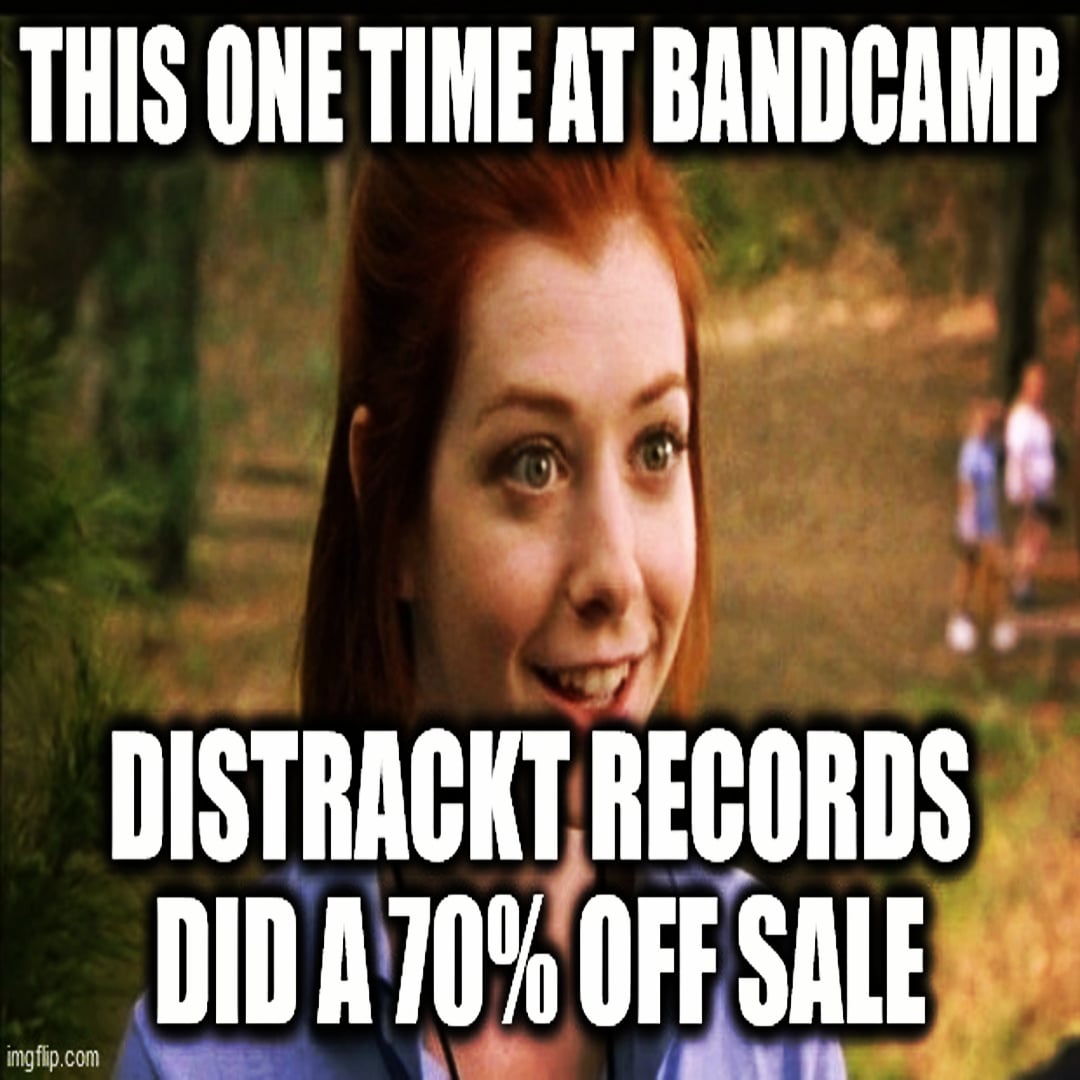 Distracktrecord's tweet photo. For next 48 hours we are doing a 70% OFF SALE over at bandcamp. Use the code - distrackt70 https://t.co/BhWABt5tpJ
#techno #technomusic #supportyourlocalbusiness #bandcamp #BandcampFriday #technoweekend #sale #techno4you https://t.co/1VYJ8S6hlt