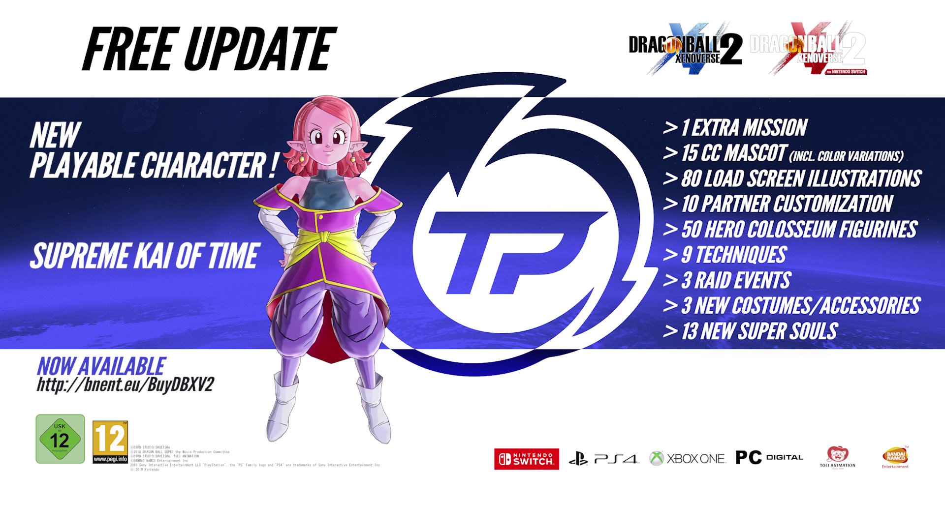 Dragon Ball Xenoverse 2: Free Updates