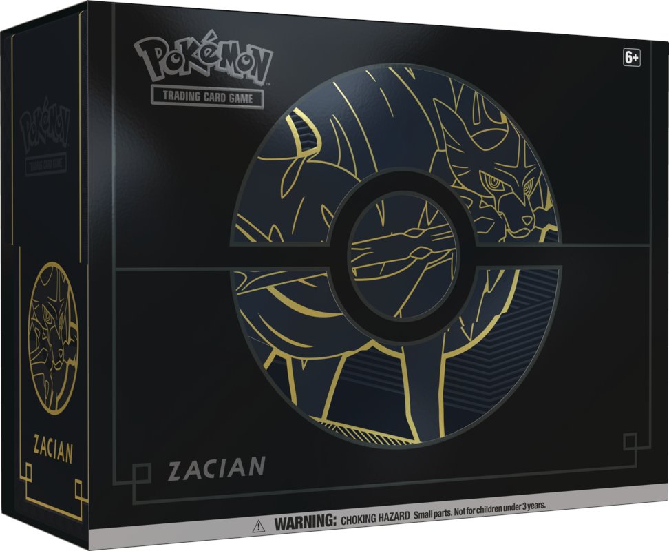 RensCollectible's tweet photo. Check these out!!! The new Zacian and Zamazenta Premium Collection Box is coming out on November 20th for $99.99!! #Pokemon #PokemonTCG #PokemonCards #ChampionsPath #Preorder #Zacian #Zamazenta #PremiumCollectionBox https://t.co/YcJcb1p90O