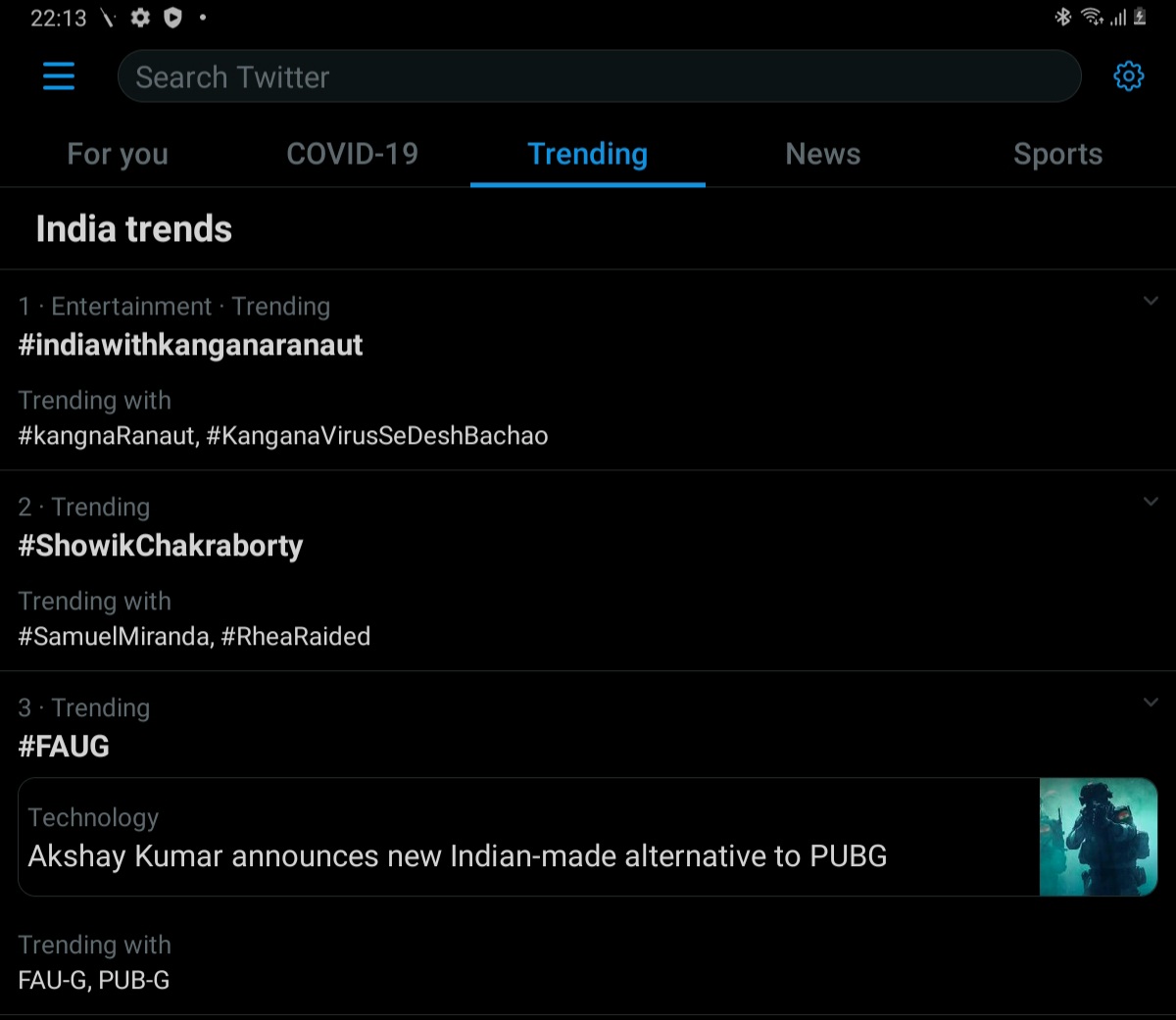 Canum05's tweet photo. When you realize you are trending at no 2  for all wrong reasons.... 🤣🤣🤣

#ArrestRheaNext
#ShowikChakraborty https://t.co/EkQv23oOd6
