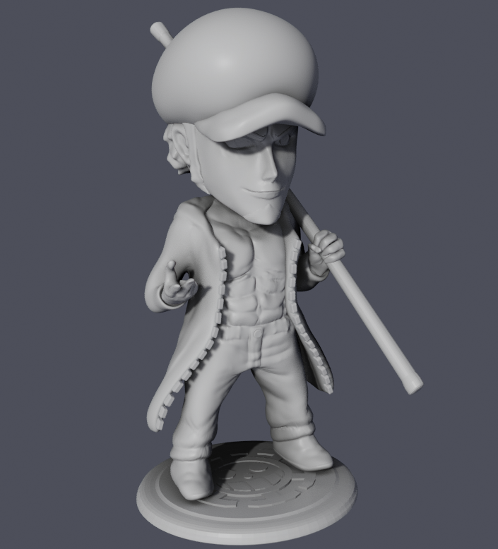 ChristianGDye's tweet photo. Also made a model of Trafalgar Law, haven't painted him yet though
#onepiece #3d #art https://t.co/6KdxS72aM6