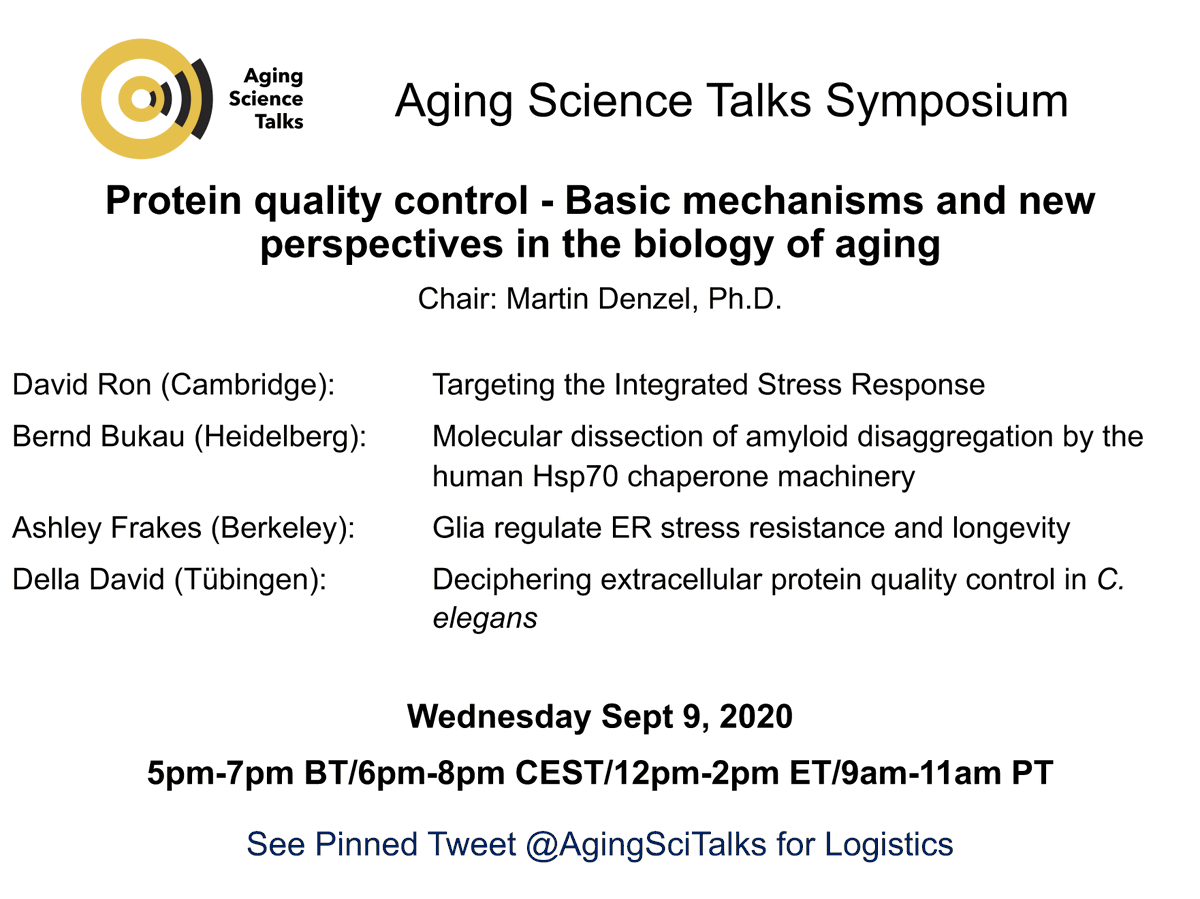 Aging Science Talks tweet media