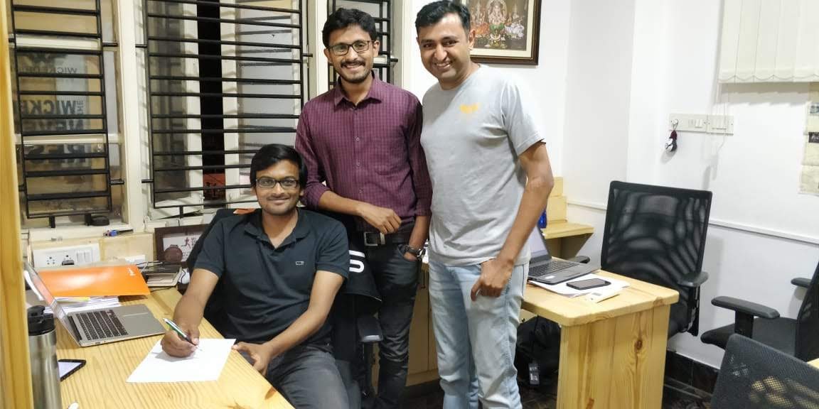 Rishabh and Shailesh finally looked excited (we first spoke to sequoia in 2016 and this was now 2017 end). We got introduced to Accel through Rahul Bhotra(swiggy) & we met Anand Daniel and Karan. We finally closed a round :)