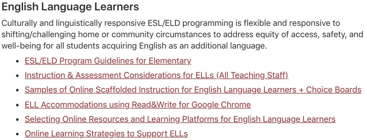 ESL/ELD YRDSB educators please review the start-up resources on our SharePoint page. Reach out with any questions. Elementary: yrdsb.sharepoint.com/sites/COVID-19… and Secondary: yrdsb.sharepoint.com/sites/COVID-19… <a href="/LaraChebaro/">Dr. L Chebaro لارا</a> @ELLs_Educator <a href="/natalie_mascoll/">NatalieMascoll</a> <a href="/Tweet2Annu/">Annu</a> <a href="/mrs_abahoudian/">Anahid Bahoudian</a> <a href="/naomi_lawrence1/">Naomi Lawrence</a>